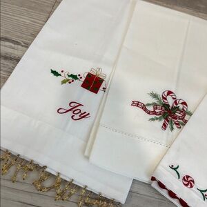VINTAGE Christmas  Tea towel set  new